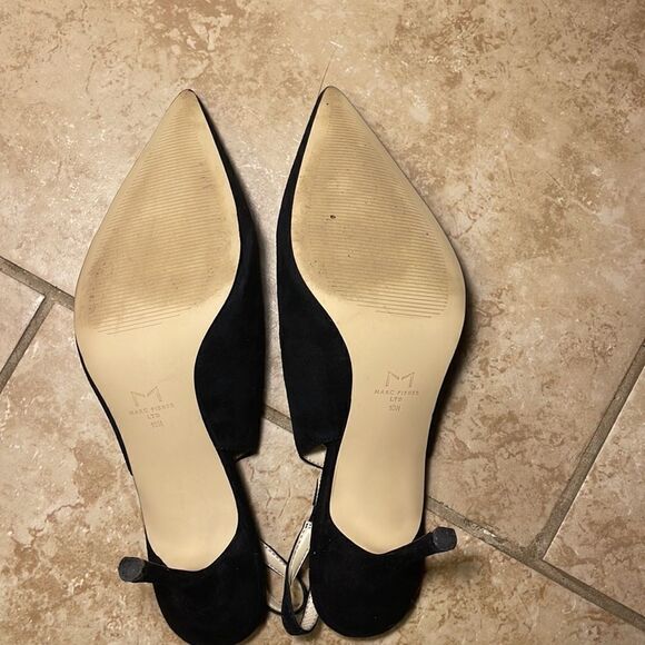 Black suede heels - Picture 3 of 5